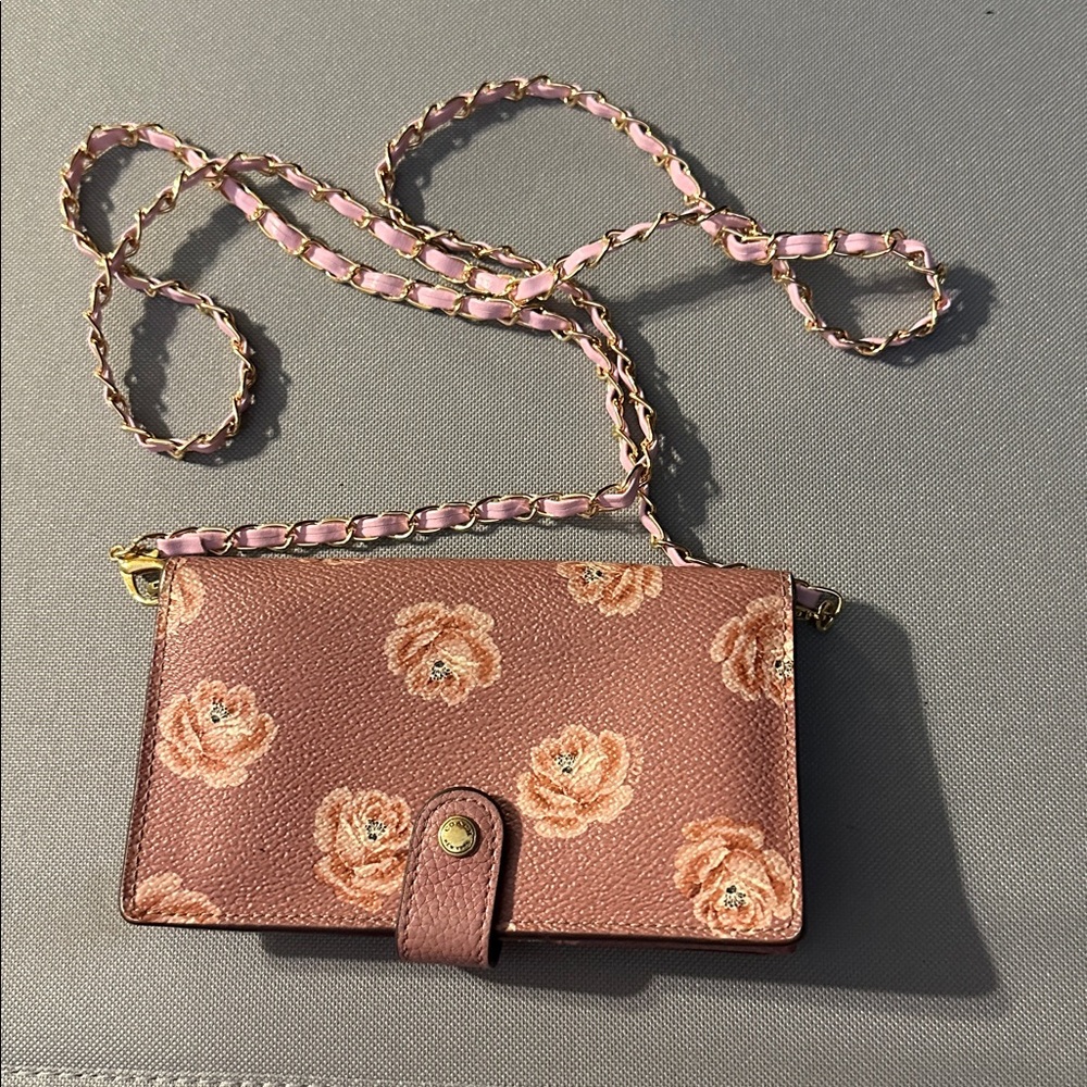 Coach Pink Floral Wallet